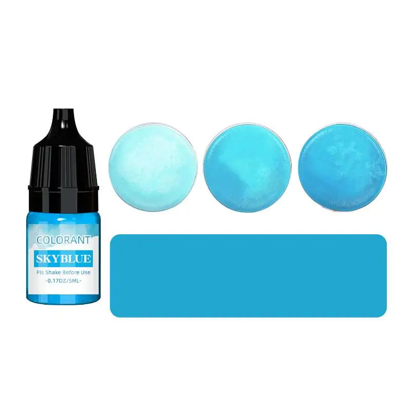 5ml/Bottle Candle Wax Pigment Colorant Non-Toxic Soy Candle Wax Pigment Liquid Dye Soy Wax DIY Soap Dyes Candle Making Supplies
