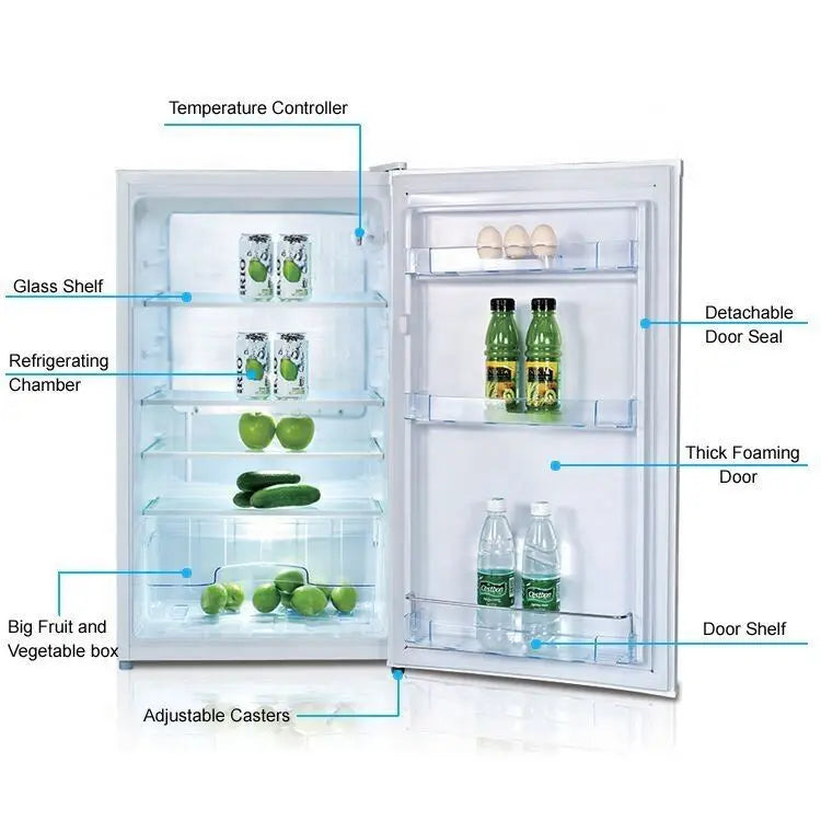 500L Manufacture Single Door Home Use Big Capacity Fridge Single Door