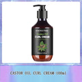 YOUNGCOME Black Castor Oil Curl Cream Non-stick Hydrates eliminates frizz, Hair-Smoothing Anti-Frizz Cream to Define 100ml new