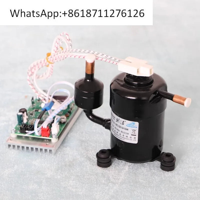 For Portable Refrigerator Mini Air Conditioner Compressor 1PC New ST19DC 12V 24V 48V 400W Capacity R134a