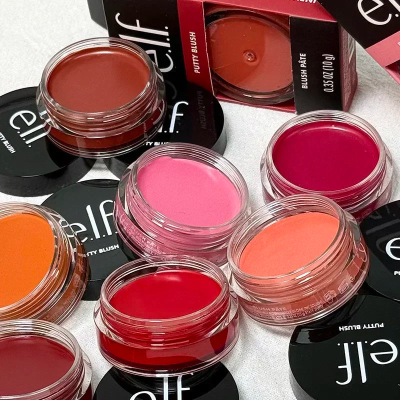 New Elf 8 Colors Liquid Blush Lasting Moisturizing Face Makeup Fruit Lip Gloss Lipstick Set Mango-Watermelon Bubblegum-Cherry