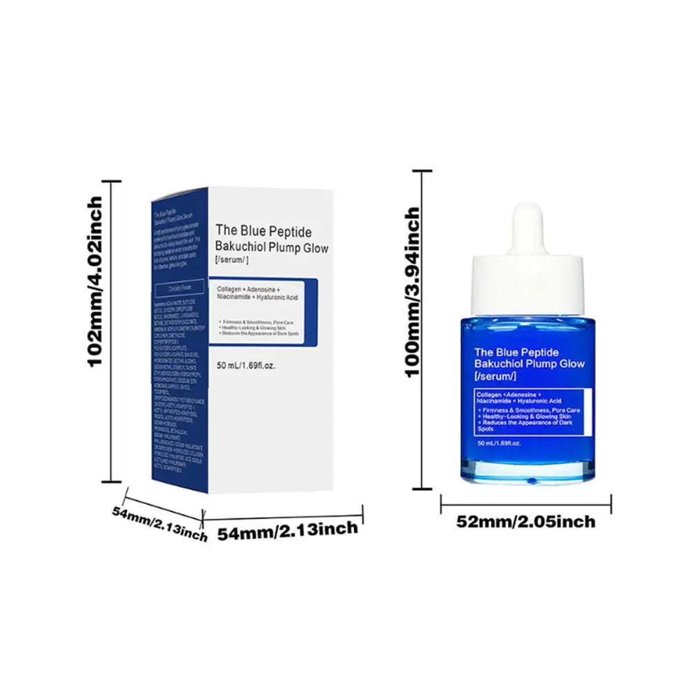GHK-Cu Blue Copper Peptide Essence Liquid 50 ml Blue Copper Peptide Bitter Nutmeg Phenol Essence Liquid Plump and Full