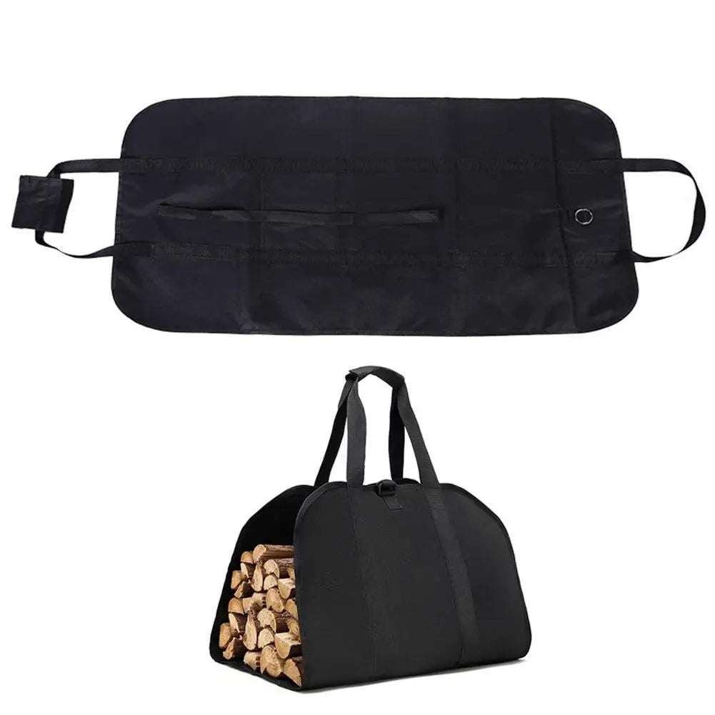 Tote Firewood Storage Bag Supplies Supersized Canvas Firewood Carrier Log Carrying Bag Handbags Wood for Log Carrier Fireplace
