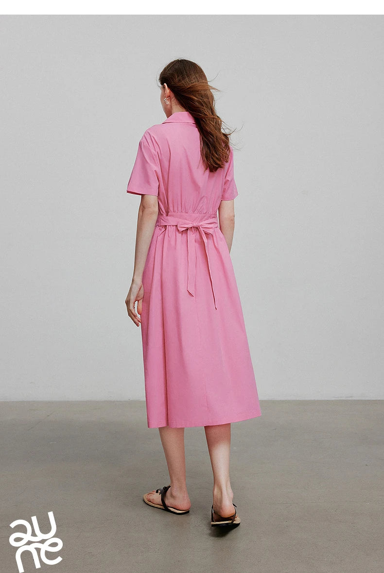 TOYOUTH Women Dress 2025 Summer New Elegant Dress 8529020
