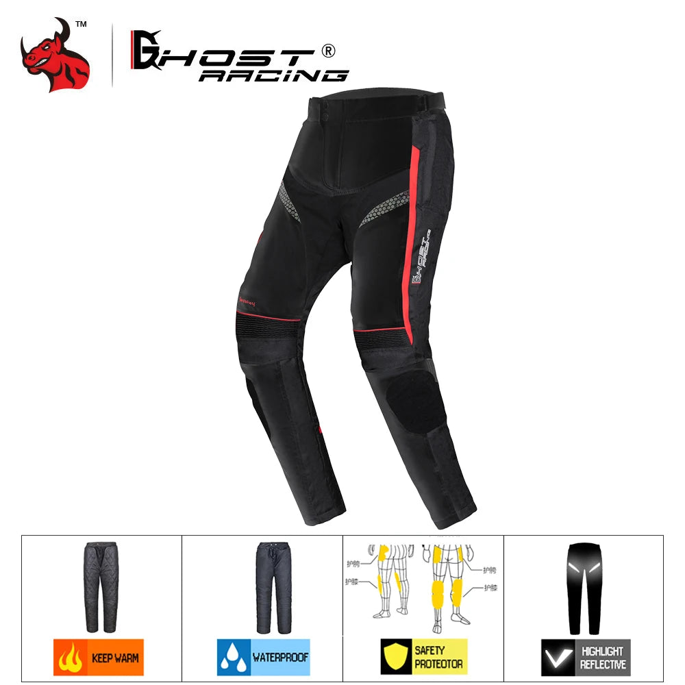 New Motorcycle Jacket Pants Suit Protective Gear Motorbike Riding Jacket Waterproof Windproof Motorcycle Pants Suit