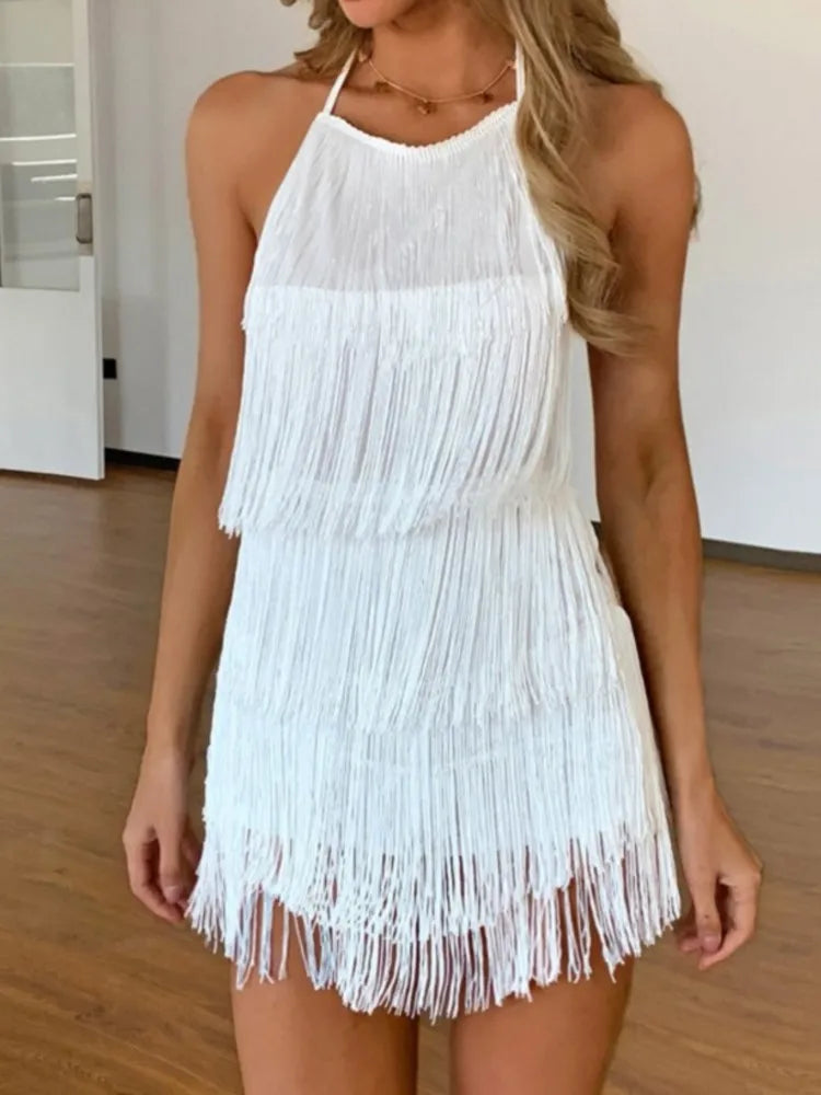 Sexy Spaghetti Strap Dress Jumpsuit Women's New Fashion Elegant Casual Solid Backless Beach Party Lady Jumpsuits Womens Clothing