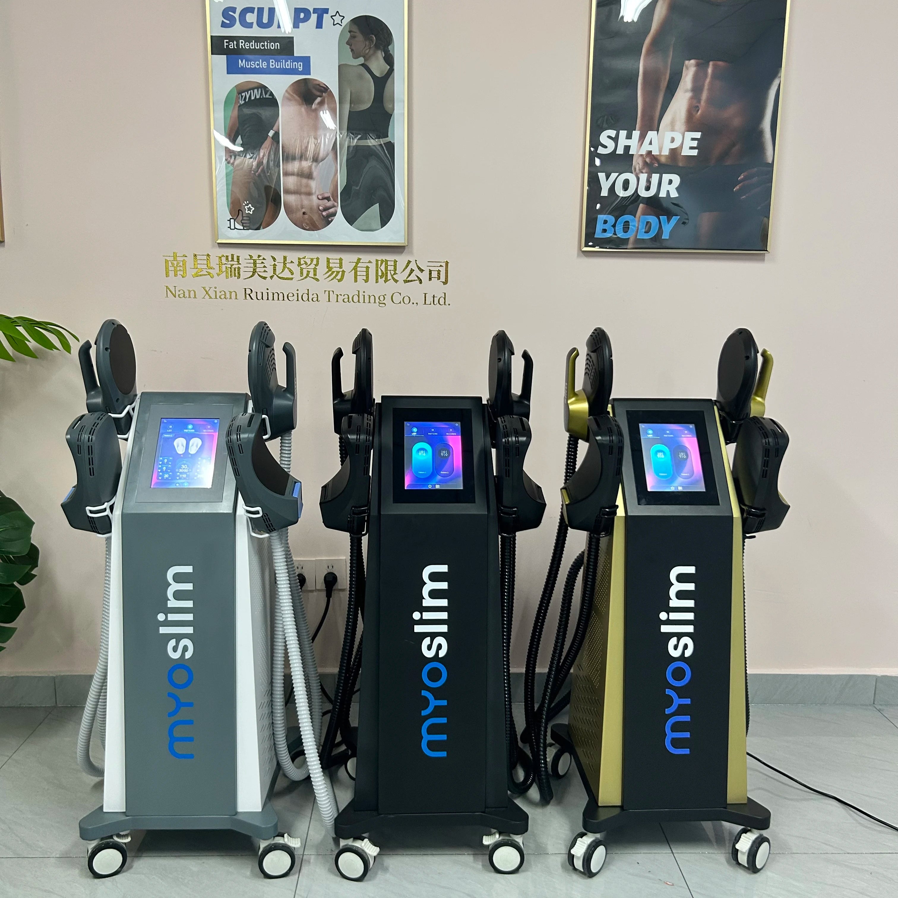 MYOslim Professional EMS Body Sculpt Machine for Beauty Salon Spa Fat Reduction Muscle Building Waist Hip Lift Equipment