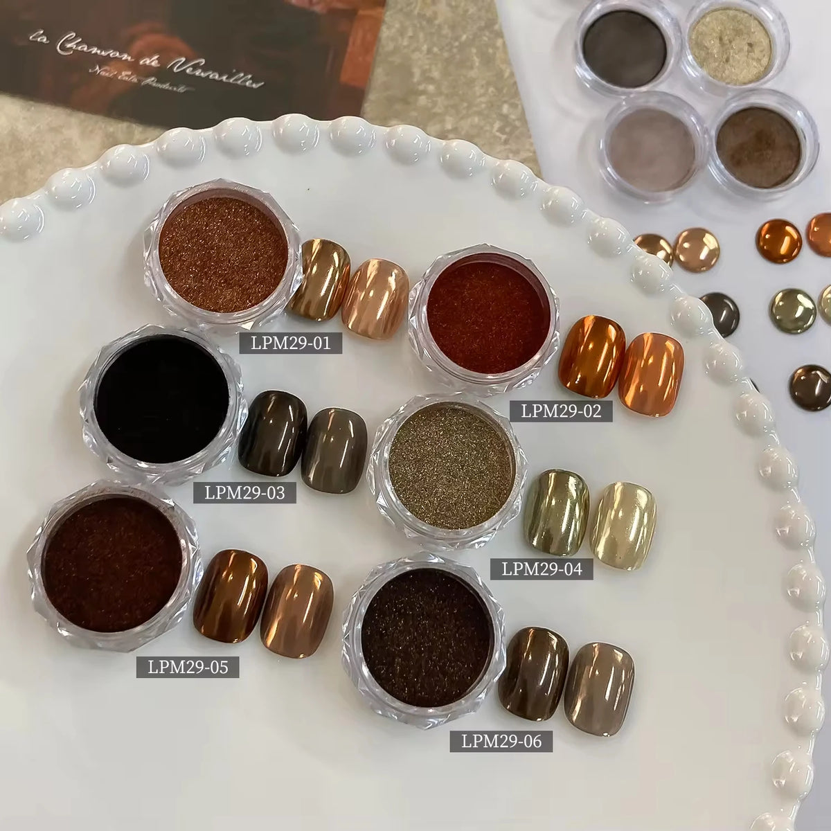 New Winter and Autumn Color Optional Mirror Powder Nail Gel Powder DIY Nail Powder