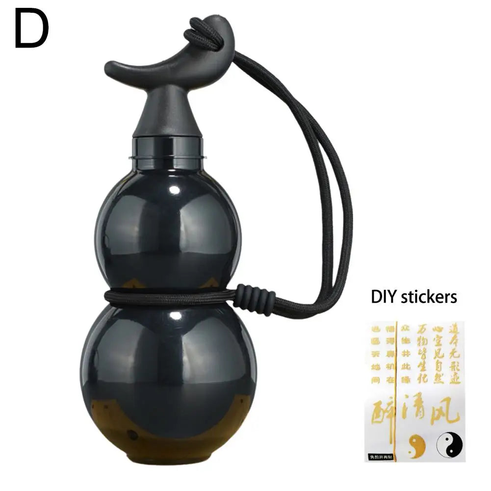 750ml Chinese Retro-Inspired Gourd Water Bottle Large Capacity Outdoors Leak-proof Water Sports Bottle King Wukong Drinking Cup