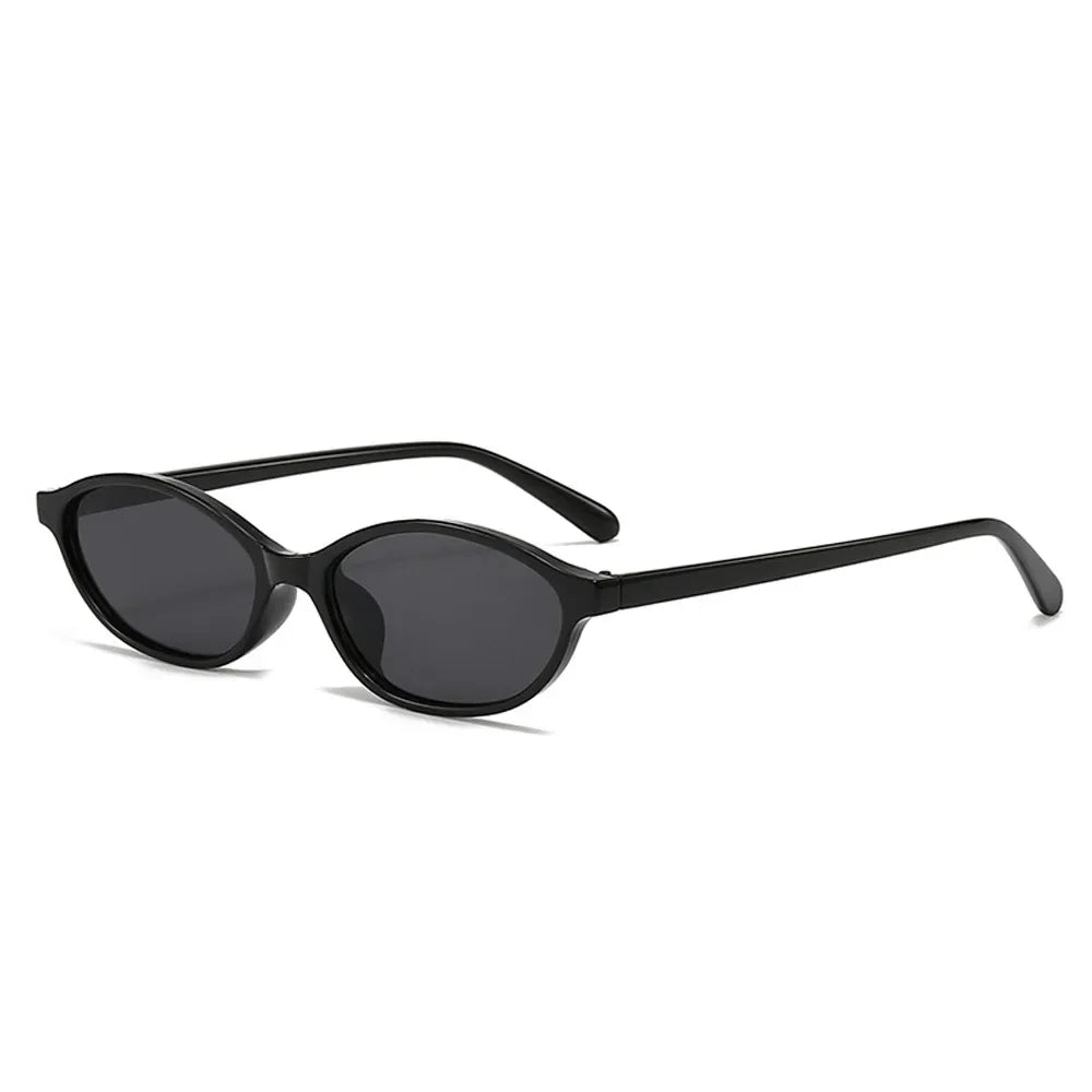 Vintage Cat Eye Oval Sunglasses Lightweight Trendy 90s Sunnies UV protection Sun Glasses for Women & Men