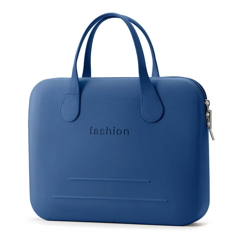Morandi Colorful Computer Hand Bag Light Trendy 14 Inch Laptop Bag for Girls Student Portable EVA Waterproof Handbag