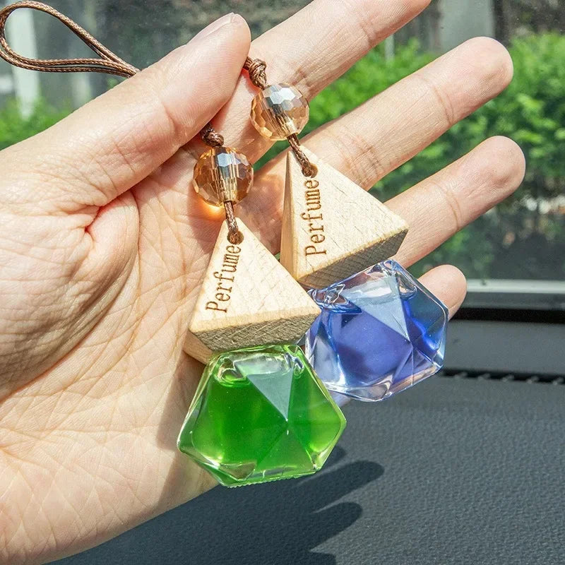 Car Aromatherapy Fragrance Pendent Bottle Perfume Diffuser Long-lasting Fragrance Air Freshener Car Accessories Interior