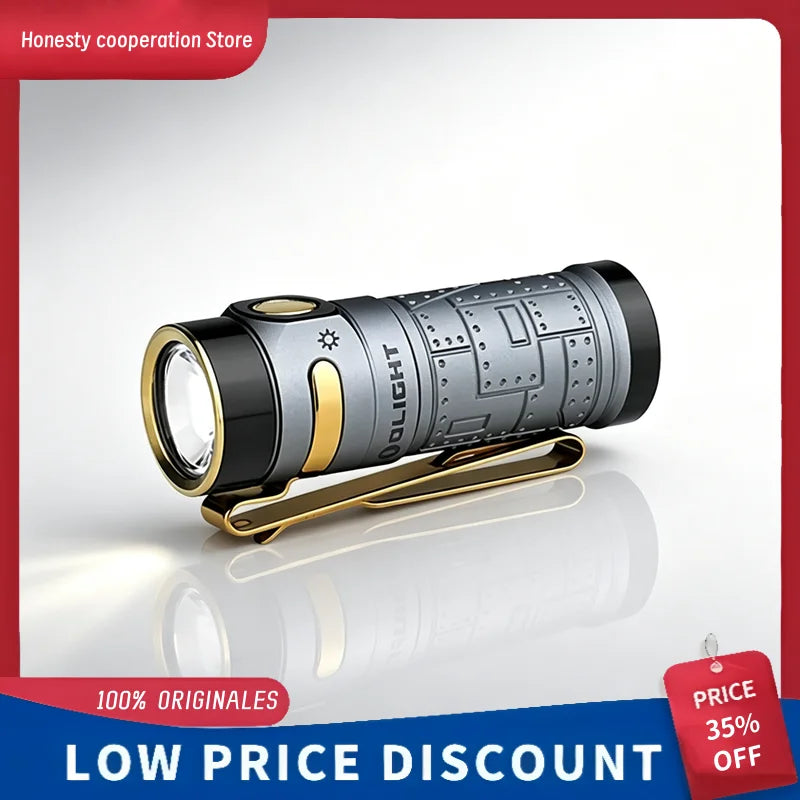 Olight Baton 4 1300 Lumens Super Bright Portable Edc Flashlight Rechargeable For Outdoor Camping Hiking Emergency Daily Use