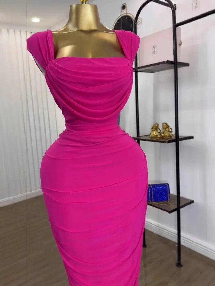 Women Sleeveless Strapless Cutout Side Waist Bodycon Midi Lace Maxi Long Dress 2026 Sexy Birthday Party Trendy Dresses