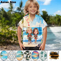 Custom Face Hawaiian Shirts Fun Personalized Gift For Birthdays Fishing Beach Days Tropical Shirt Hawaii Diy Couple Y2k Blouses