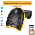 2D Wireless Barcode Scanner Bluetooth 2d Scanner Handheld QR Code Reader qr Wireless Bluetooth Scanner for Supermarket Store
