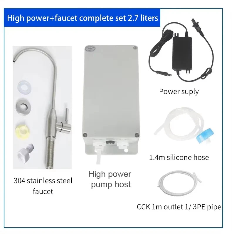 12V Electric Caravan Galley Water Pump 1.5 L/min Automatic Suction for Motorhome Boat Bottled Water System