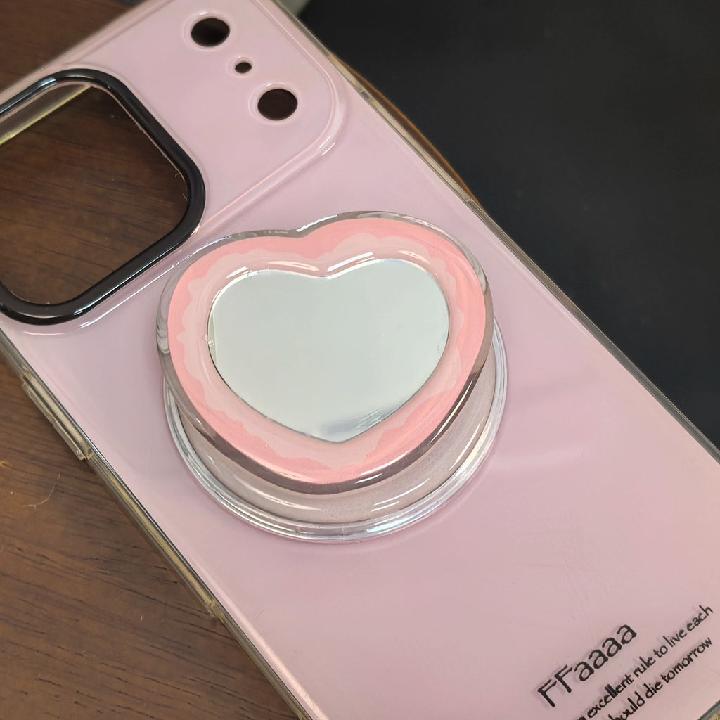 Korean Hello Kitty Makeup Mirror For MagSafe Magnetic Bracket Phone Grip Tok Griptok For iPhone 18 17 Accessories Bracket Ring
