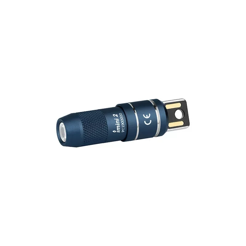 Olight Imini 2 Ultra Mini Usb Rechargeable Keychain 50 Lumens Lightweight Portable For Outdoor Edc Camping Daily