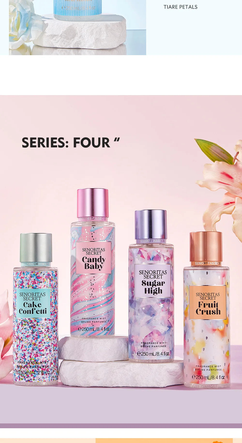 Thai Flower Fruit Perfume Vanilla Fragrance for Women Long-lasting Date Scent Good Girl Parfume Body Spray Floral Mist 250ml