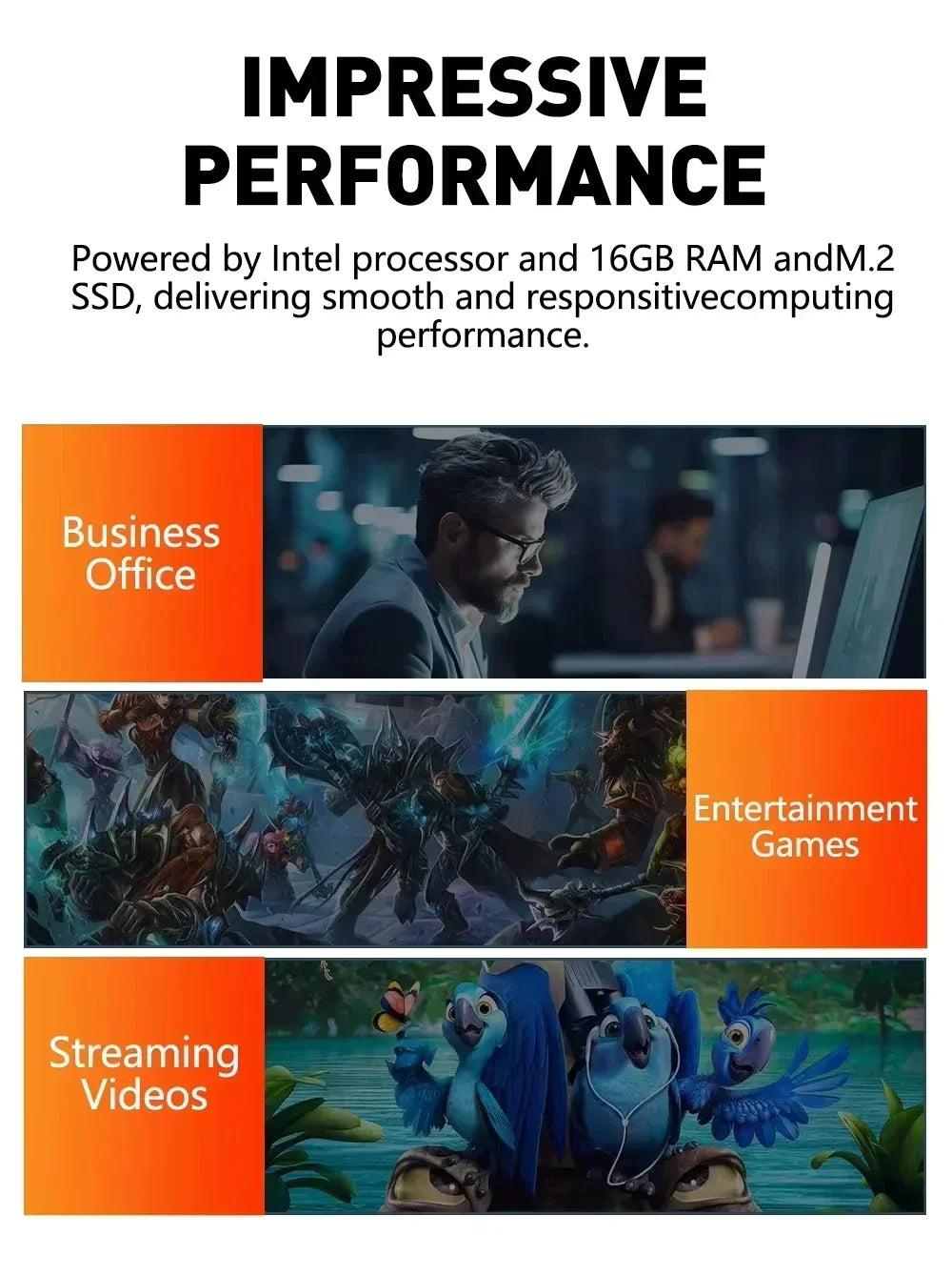 2026 Intel Core i9 10980HK N150 Mini PC 16GB RAM 1TB SSD WiFi 6 BT5.2 Windows 11 4K Portable Gaming Desktop Computer