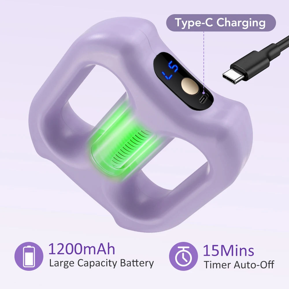 3 Mode 5 Speed Fascia Ring Massager with Strap Rechargeable Muscle Relax Body Slimming Massage Weight Lose Home Gym Deep Tissue