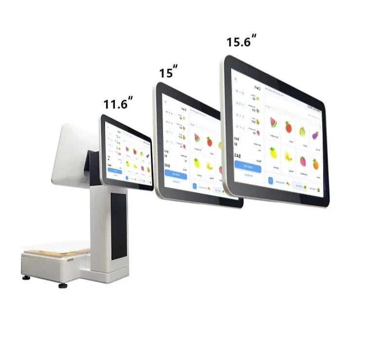 Sides Pos Machine All In One Desktop Cash Register Pos Machine For Sale Pos Systems Machines 15.6 Inch Smart Dual