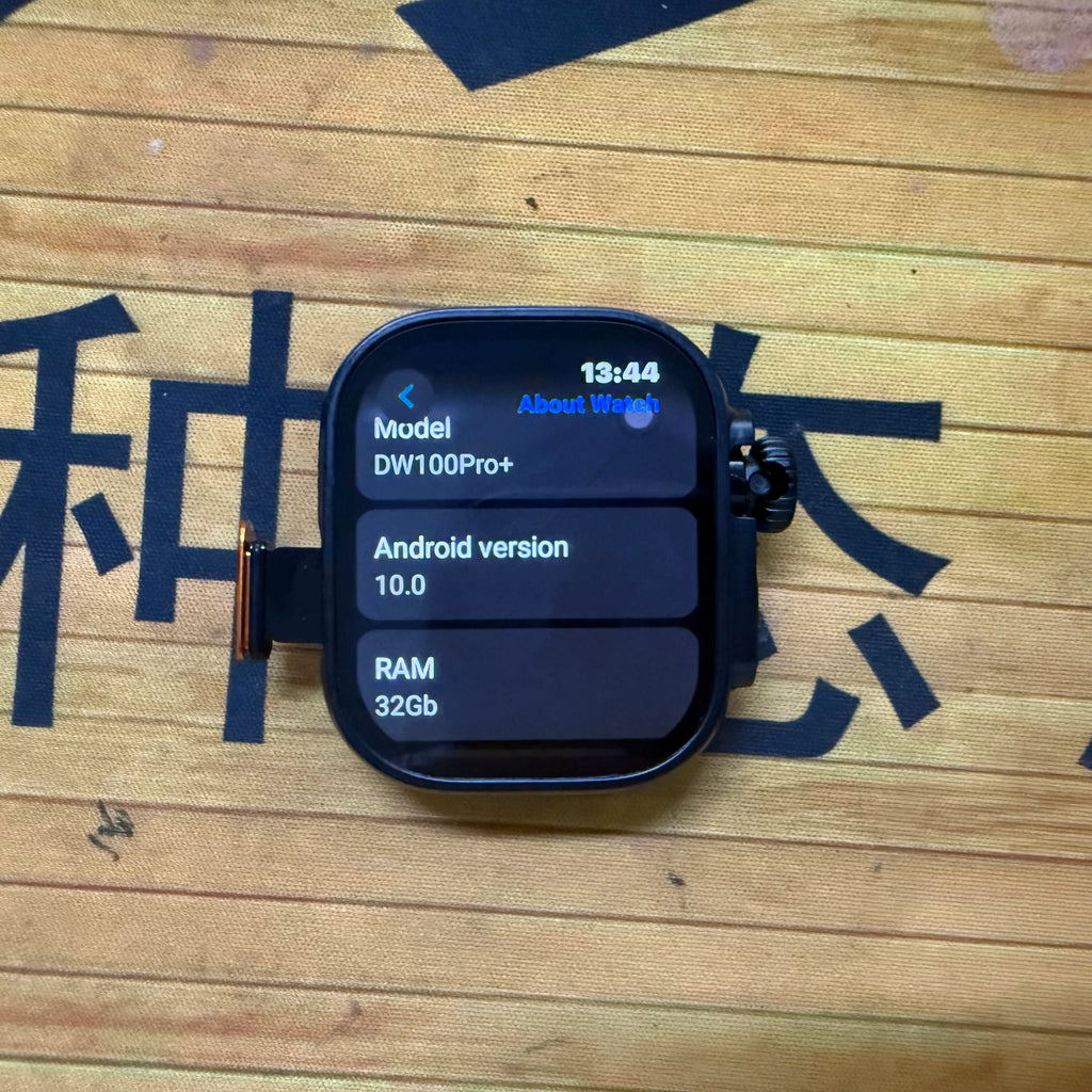 Original DW100 Pro+ Ultra Touch ID Smartwatch with Fingerprint Unlock 2.29'' AMOLED Screen 1580mAh Battery 180° Rotating Camera