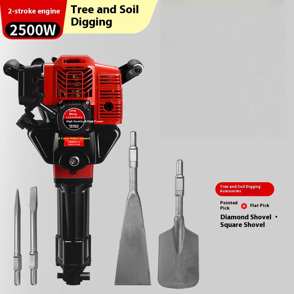 Hot selling Multi-function tree-digging machine,seedling-raising machine,oil pickaxe drill bit earthball digger,ditching,broken