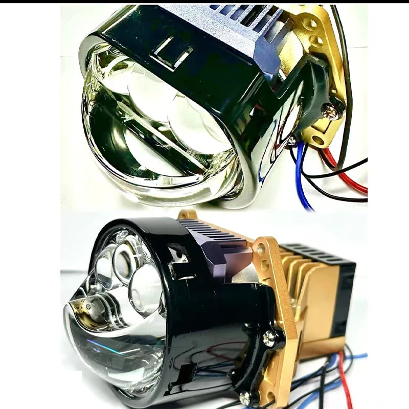 YINDING100W square 3.0-inch LED four lens car light led6000K, motorcycle off-road LED light, modified car headlight accessories