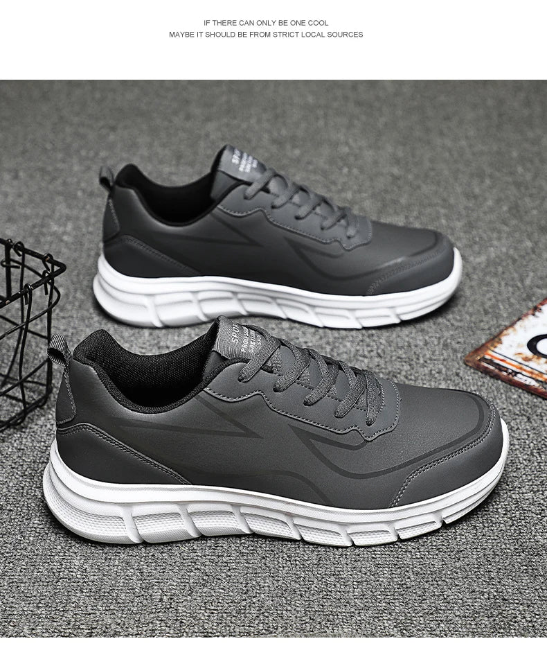 Men's Autumn Waterproof Sneakers Men Casual Sports Shoes Anti-skid Durable Running Tennis Trainers Man Fashion Casual Sneakers