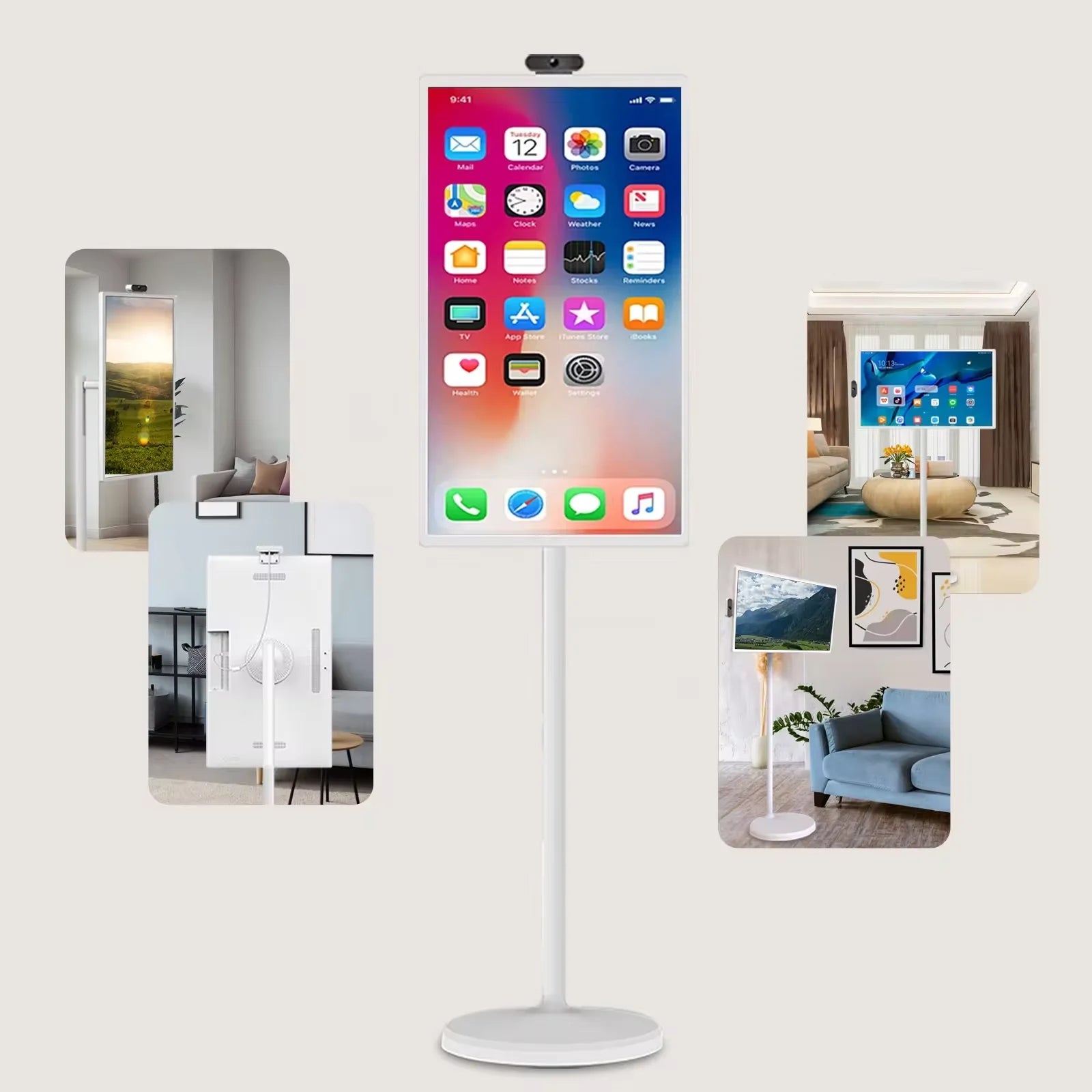 32 Inch Gaming Monitor Smart Tvs Television Touch Screen Tv Mobile Tv Android System Portable Display Screen Move At Will