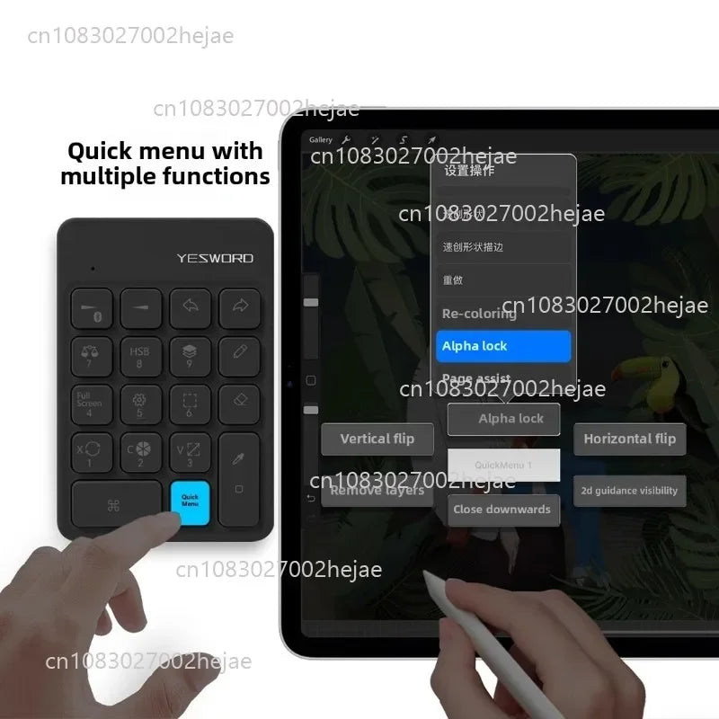 Quick Bluetooth Wireless Keyboard—Ultra-Thin Portable Mini gfhn541fg