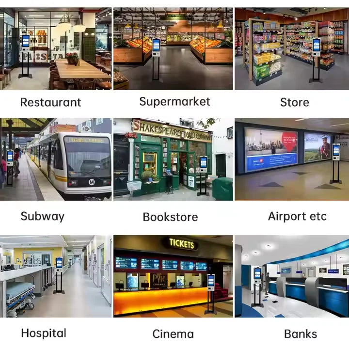 21.5 Inch Capacitive Touch Screen LCD Self-Service Ordering Machine For McDonald's/KFC Payment Order Kiosk For Restaurants
