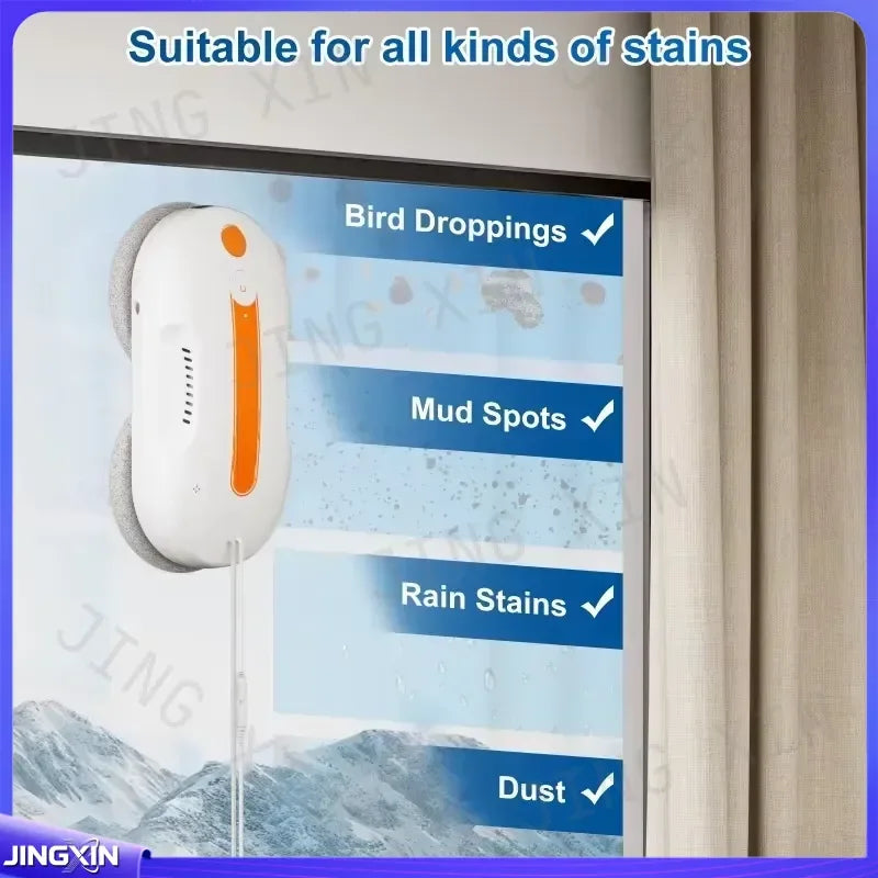 Experience the ultimate convenience in home maintenance with this advanced robotic window cleaning solution designed for