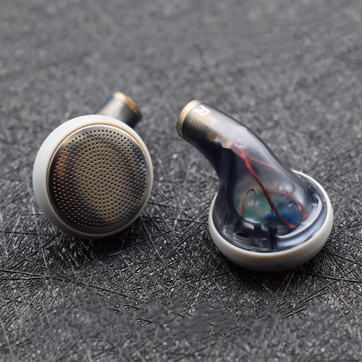 FENGRU BP32 Diy 130 ohm Beryllium Film Driver/300 ohm Carbon Nanotube Film High Impedance Flat Head Earbuds Heavy Bass Earphones