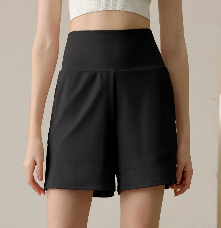 NEW Women's Quick Dry Sports Shorts Loose Slim Fit Casual Yoga Fitness Training Five-Point Pants Running Fashion