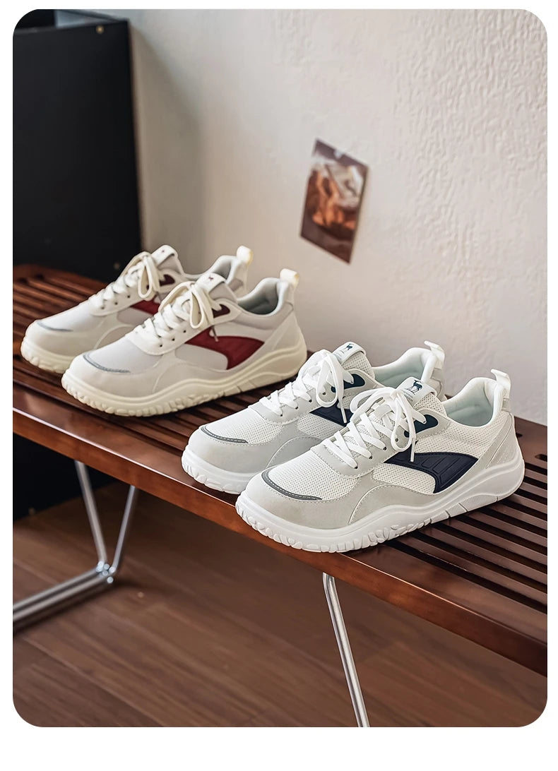 Mens Casual Shoes Wide Toe Box Outdoor Lightweight Running Sneakers Mesh Anti-slip Soft Fashion Men's Shoes