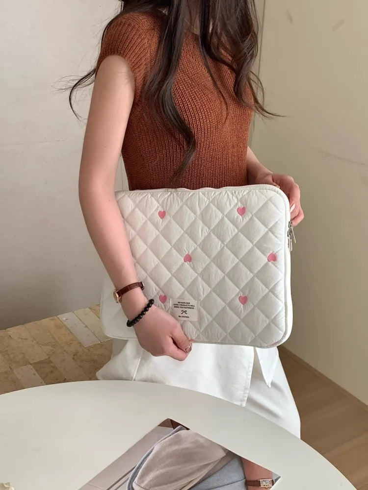 cute Laptop Sleeve Case Bag Portable Computer Cover Bag Tablet Pouch For Ipad 9.7-11 Macbook Air Pro 13 14 15 15.6 16 Inch Cover