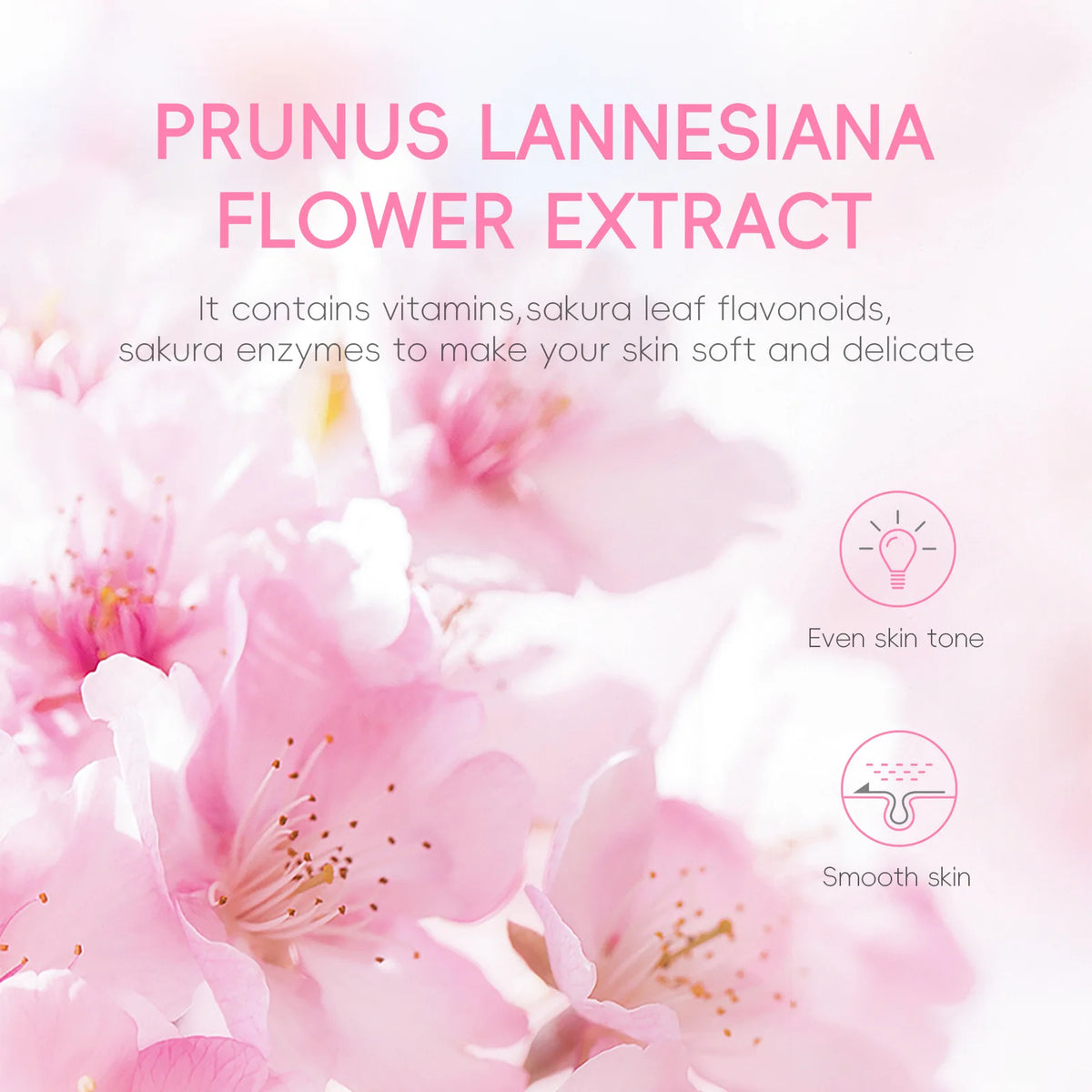 Sakura Peeling Gel Facial Exfoliation Cleans Pores Moisturizing Oil Control 60g