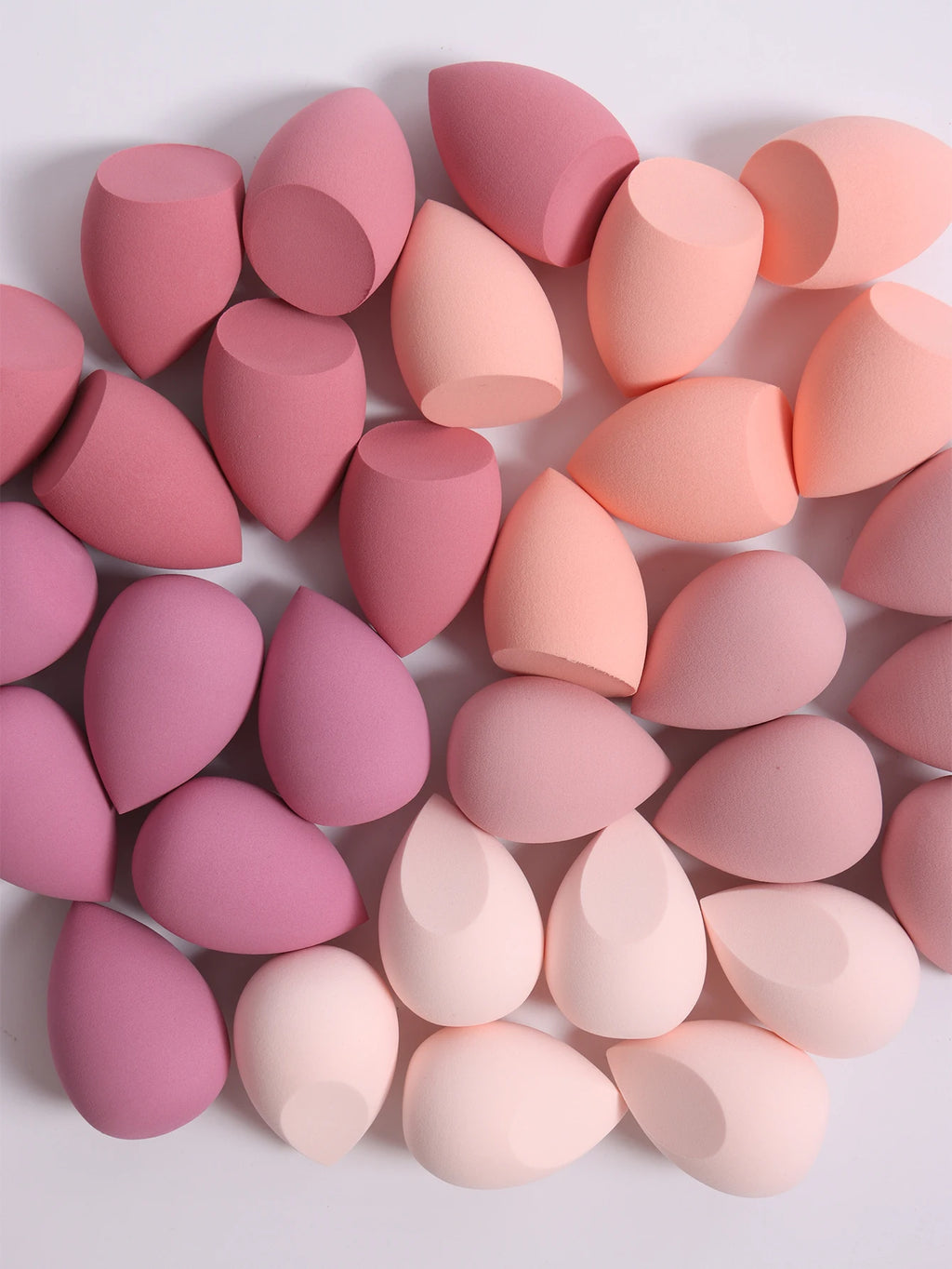 25 Beauty Eggs (Makeup Sponges), Foundation Makeup Mixed Beauty Sponges, Flawless Application for Liquid, Cream and Powder, Multi-Color Makeup