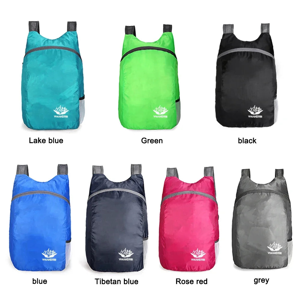 Outdoor Hiking Bag Lightweight Packable Backpack Foldable ultralight Travel Daypack Bag Waterproof Folding Pack for Women Men