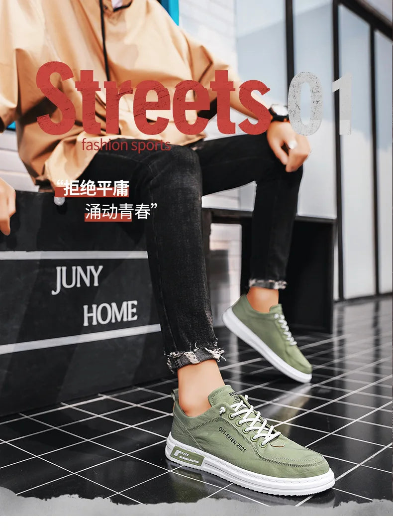 Men's Flats Shoes Luxury Men's Sneakers Spring Autumn 2025 Outdoor Sport Shoes for Men Fashion Vulcanized Shoe Tenis Para Hombre