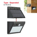Solar LED Light Outdoor Waterproof PIR Motion Sensor Wall Lamp For Garden Fence Patio Sconce Emergency Lighting