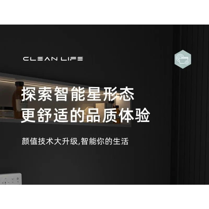 Egg-shaped smart toilet seat, fully automatic integrated household waterless pressure toilet, very practical