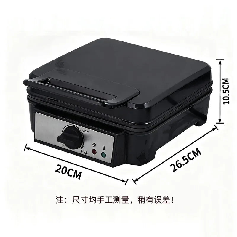 2026 Household multi-functional toaster for making waffles, pancakes, and breakfast bread. Electric and suitable for home use