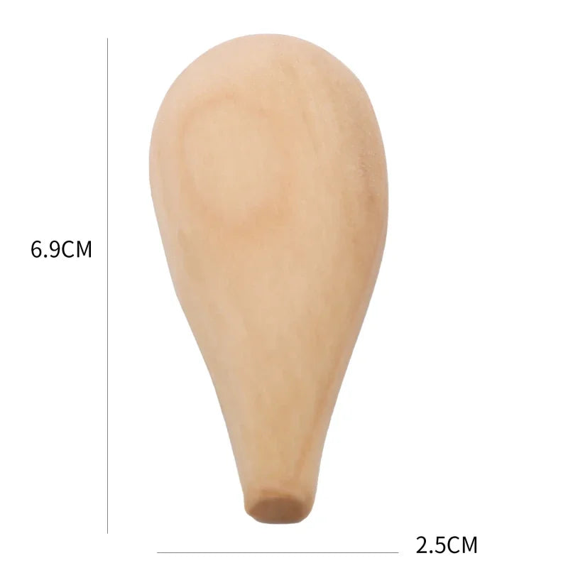 5pcs Wood Mini Tea Spoon Condiment Scoop Flatware Coffee Tea Small Mini Sugar Spoon Coffee Spoon Kitchen Gadgets 5Pcs 7X2.5Cm