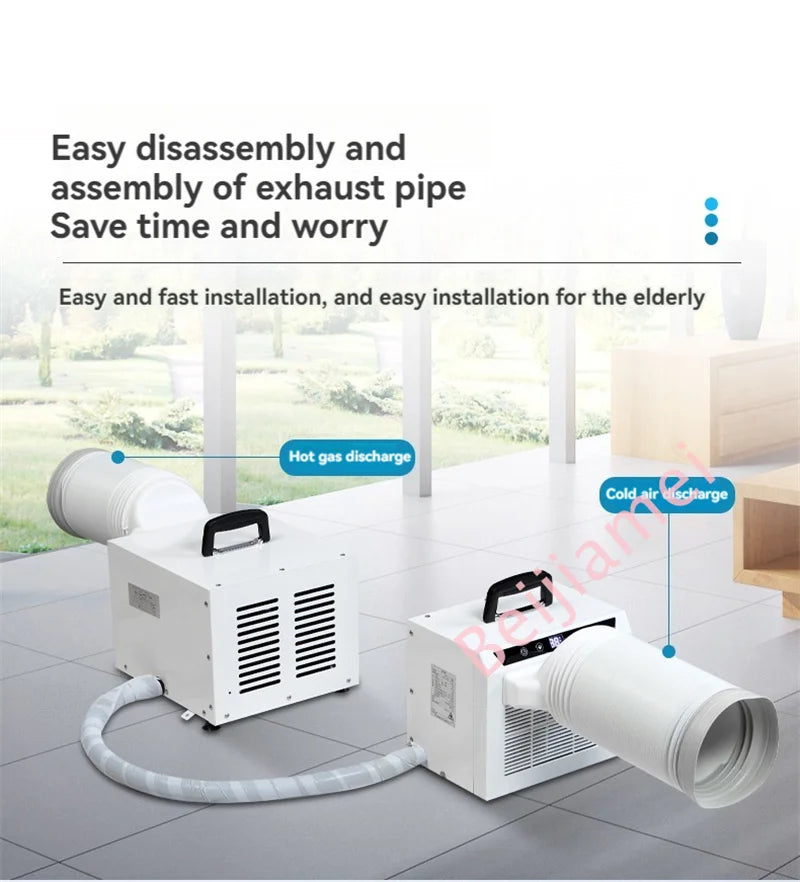 Air Conditioner Mini Mobile Split Portable Air Conditioner Caravan Camping Air Conditioner 3000BTU/H With Remote Control