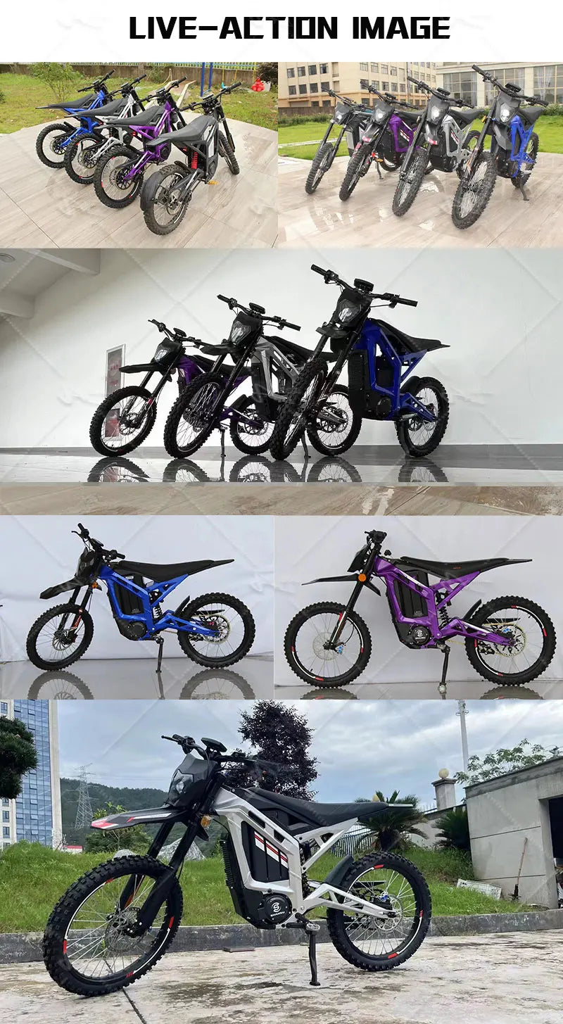 Valtinsu Cheap Electric Dirt Bike Tala Ria 72V 6000W Electric Bicycle Off-road E Dirt Bike Ebike