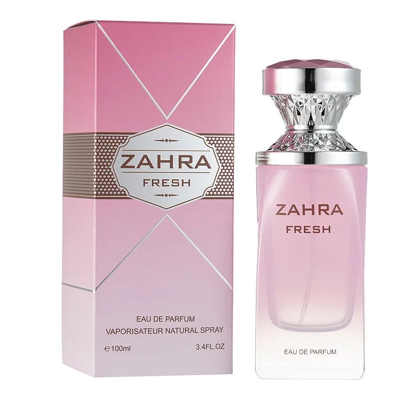 Arab Fresh Fruity Woody Perfume 100ml Citrus Cedarwood Lavender Women's Elegant Eau De Toilette Long-lasting Natural Fragrance